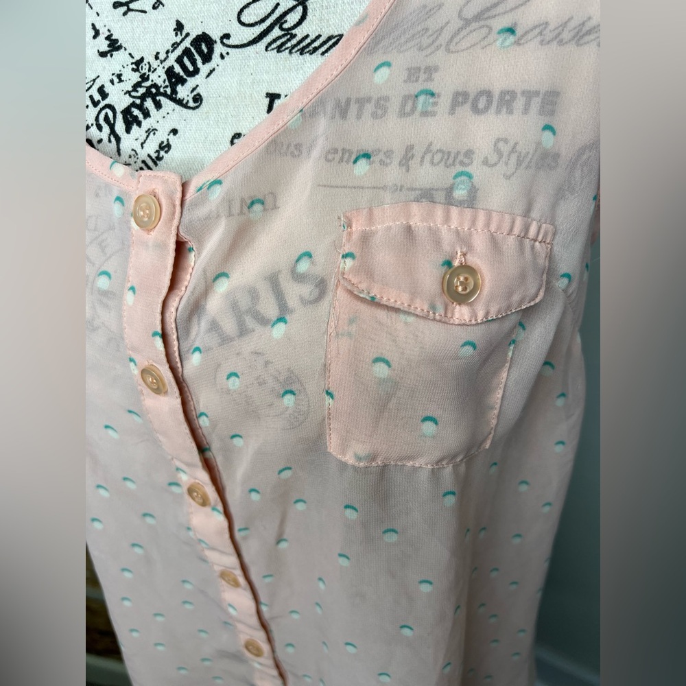 MINE Racerback Blouse - Picture 3 of 6